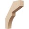 Ekena Millwork 3-inch W x 12-inch D x 16-inch H Monterey Rough Cedar Woodgrain TimberThane Knee Brace, Primed BRCUR03X12X16MONRCPR - alternate 1